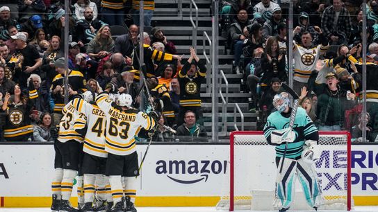BSJ Game Report: Bruins 6, Kraken 5 – Boston comes away with wild win against Seattle taken at BSJ Headquarters (Bruins)